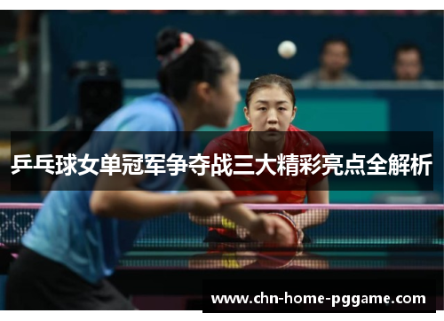 乒乓球女单冠军争夺战三大精彩亮点全解析