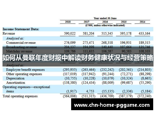 如何从曼联年度财报中解读财务健康状况与经营策略